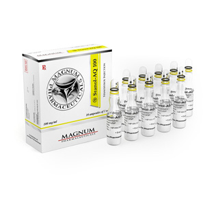 Magnum Stanol-AQ 100 - Inyección de estanozolol (Winstrol depot)