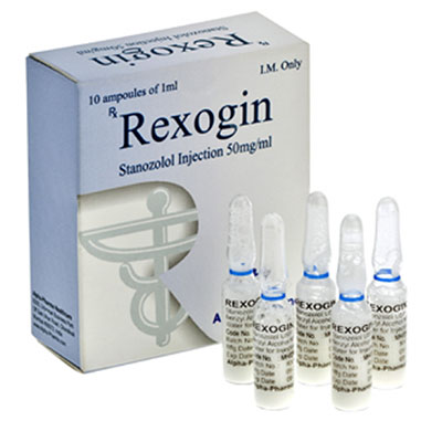 Rexogin - Inyección de estanozolol (Winstrol depot)